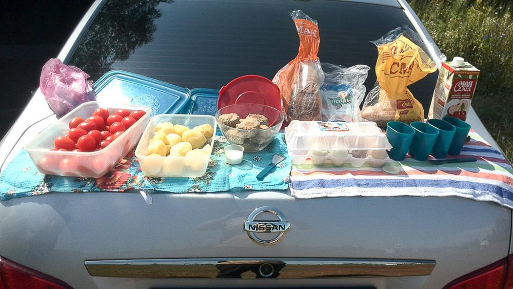 домашняя еда в дороге